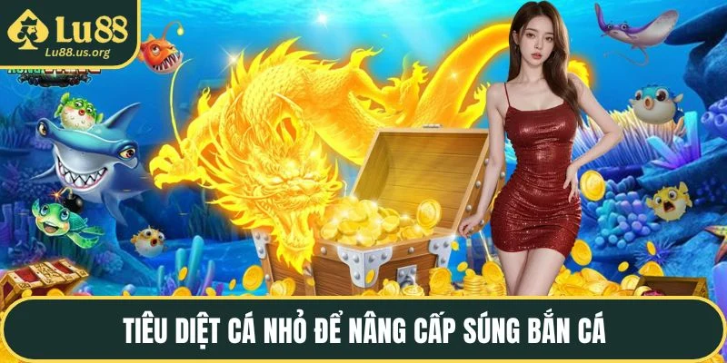 Tiêu diệt cá nhỏ để nâng cấp súng bắn cá
